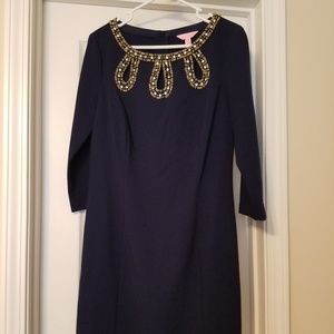 Size 8 Lilly Pulitzer Beaded Bronte Shift Dress